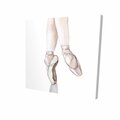 Begin Home Decor 32 x 32 in. Ballerina Feet-Print on Canvas 2080-3232-SP56